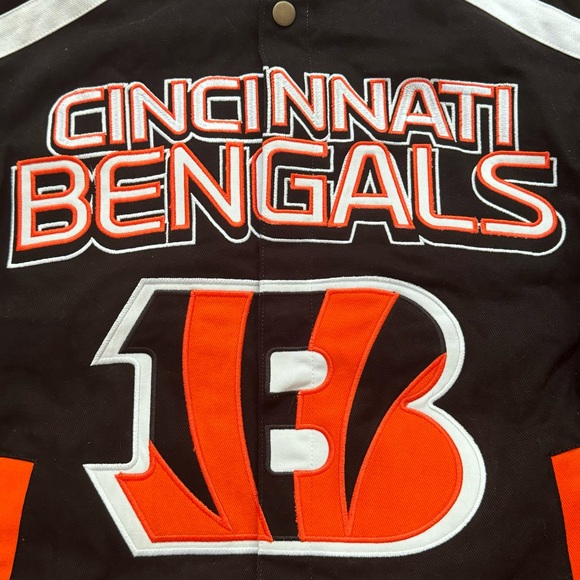 Men's G-III Sports Black Cincinnati Bengals Full-Snap Jacket - Picture 8 of 8